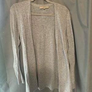 Grey longer cardigan